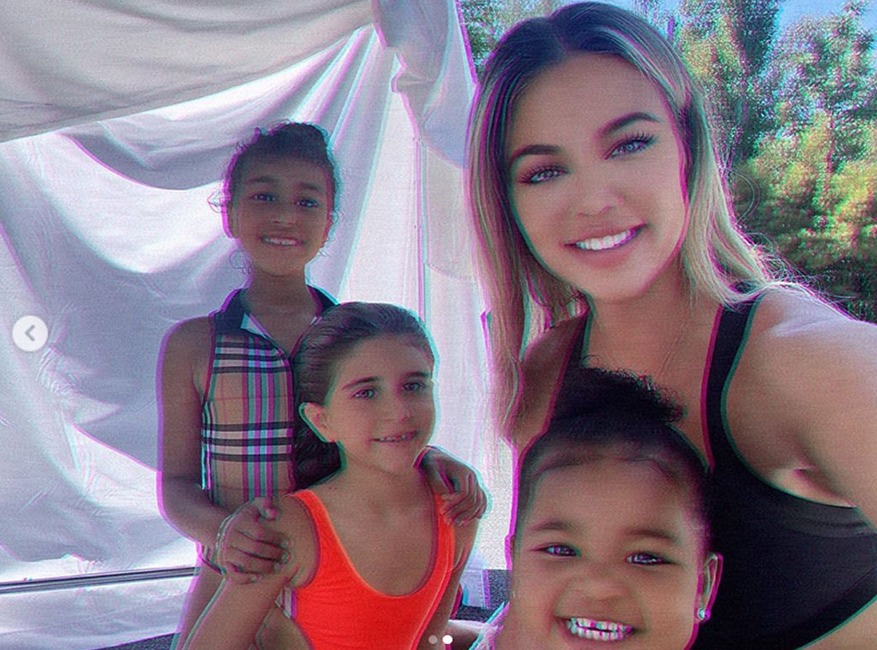 Khloe Kardashian, True Thompson, Instagram